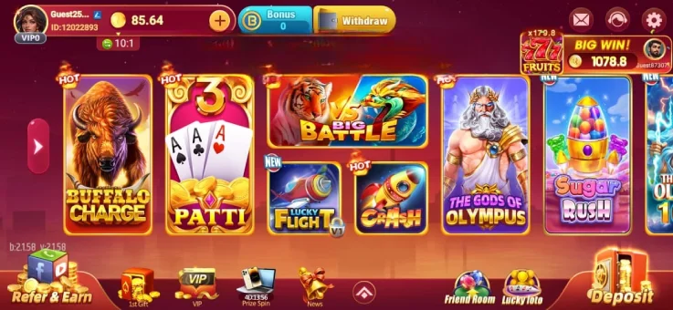 Vegas Casino APK Screenshot 1 - Gaming Interface